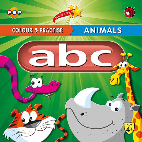 Colour & Practise Animals abc