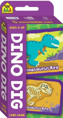 Dino Dig Flash Card Game