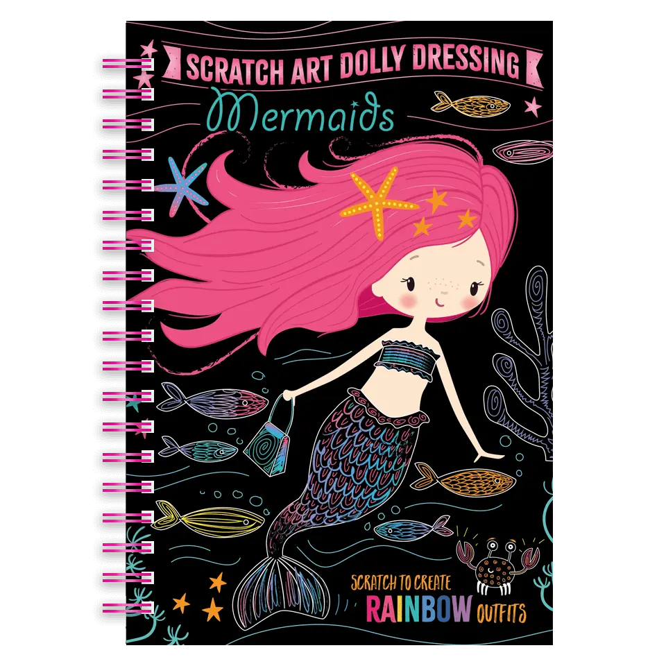Scratch Art Dolly Dressing: Mermaids