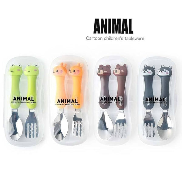 Animal Spoon and Fork Set
