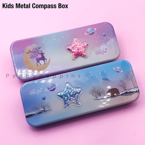 Star Metal Pencil Box