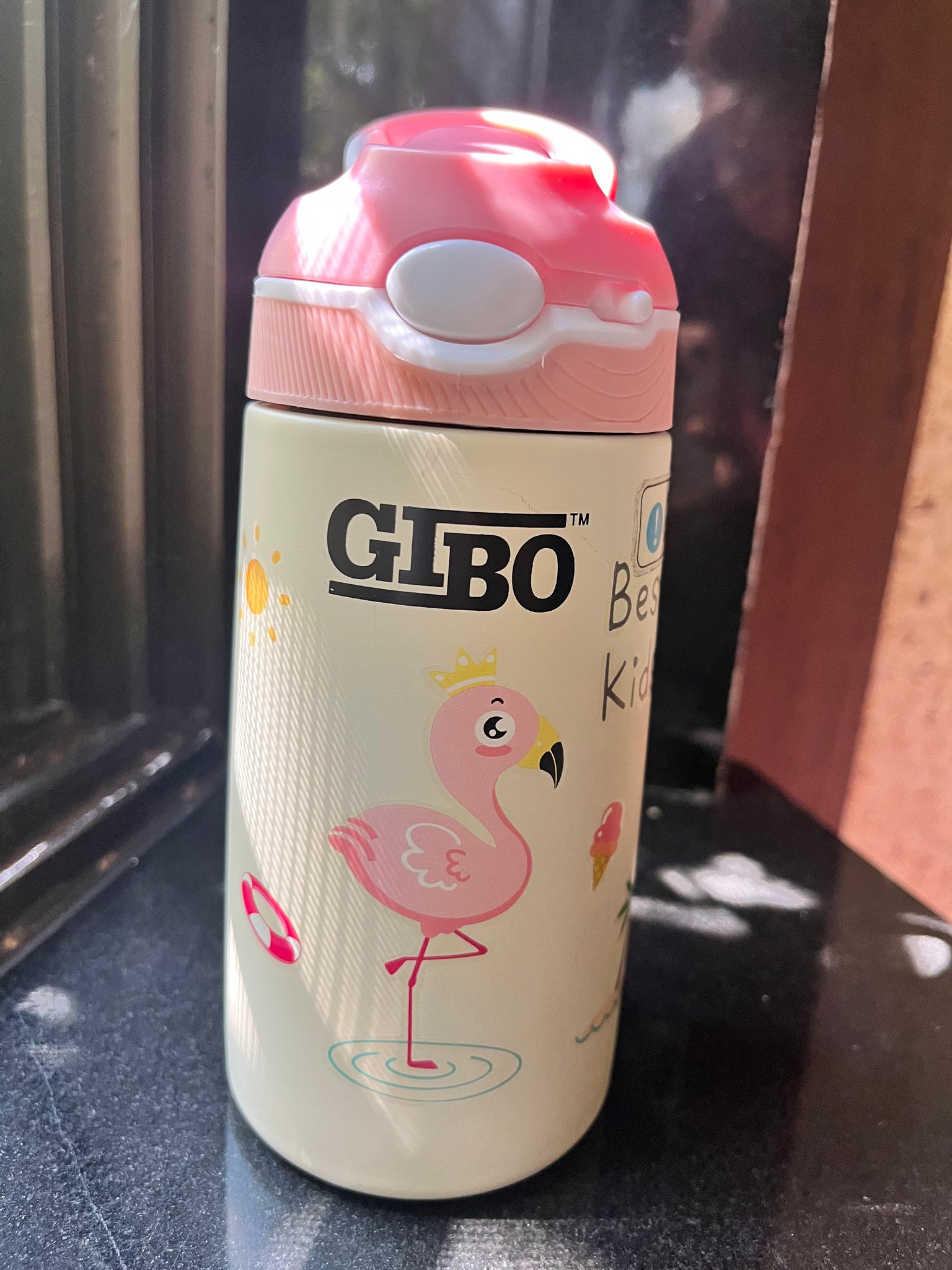 Trendy Flamingo Steel Bottle