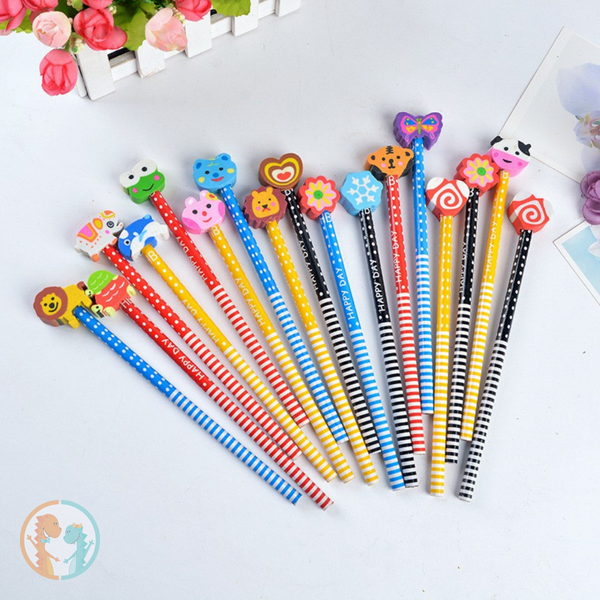 Pencil Eraser Top Set