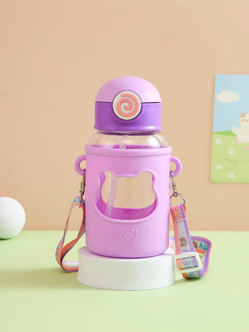 Cute Teddy Bear Bottle with Stickers