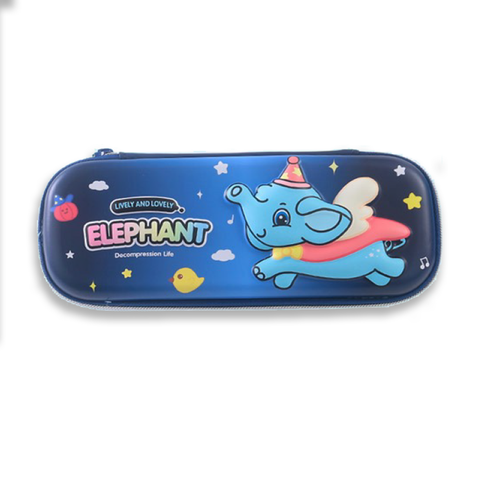 3D Elephant Pencil Pouch