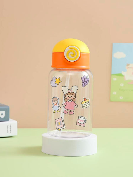 Cute Teddy Bear Bottle with Stickers