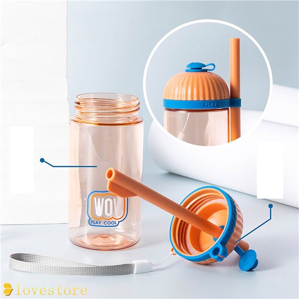 Cool Bottle with Straw