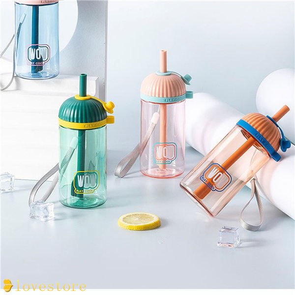 Cool Bottle with Straw
