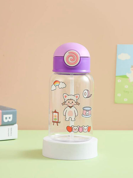 Cute Teddy Bear Bottle with Stickers